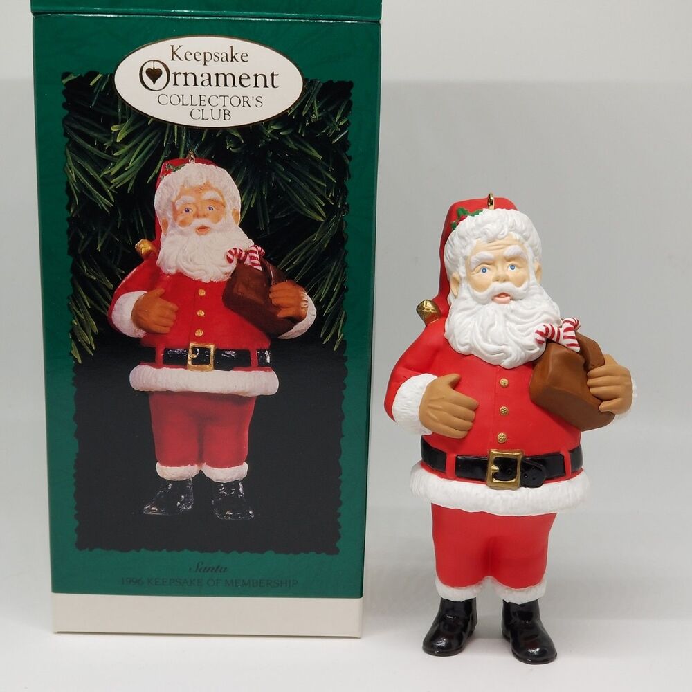 Hallmark Ornament Santa 1996 Membership Ornament